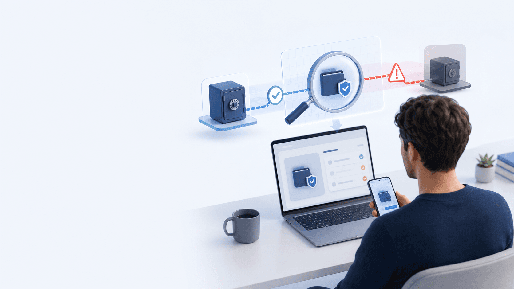 Transaction risk review visual